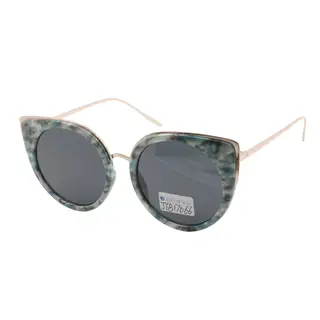 New Design Fashionable Mirror Plastic Retro Cat Eye Sunglasses for Men